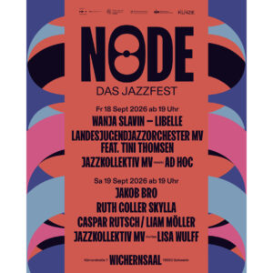 1. NODE Jazzfestival 2026 in Schwerin, Wichernsaal